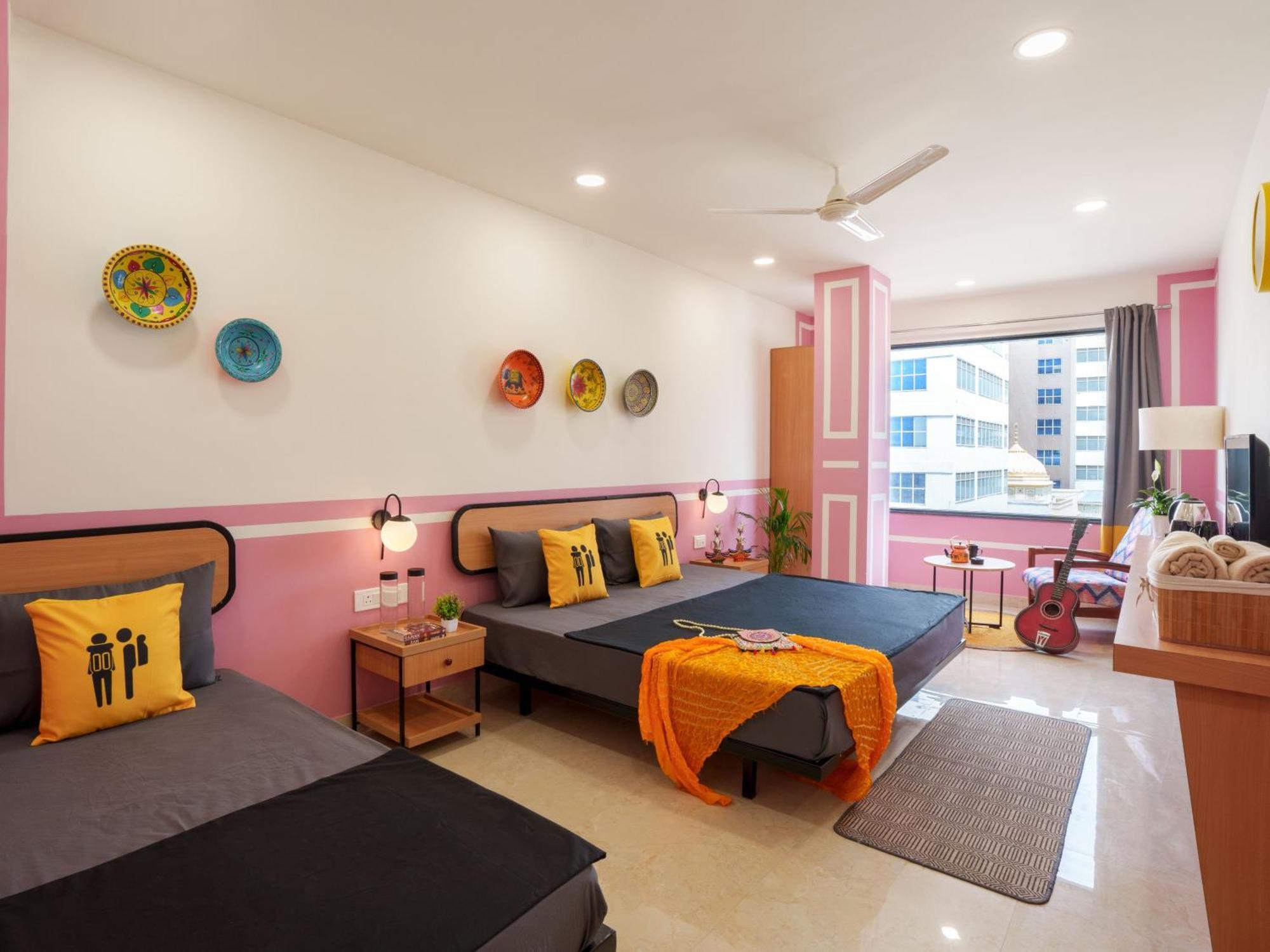 The Hosteller Jaipur, Mi Road מראה חיצוני תמונה